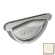 Заглушка желоба Lindab Rg 125/87 001 с уплотнителем белая