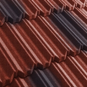 Черепица композитная Metrotile MetroClassic красно-черная