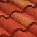 Черепица композитная Metrotile Romana красно-желтая