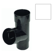 Тройник трубы Hunter 125 125/90 белый