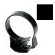 Хомут трубы Hunter 125 125/90 черный