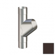Тройник трубы Lindab Gror 125/87 434 коричневый