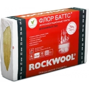 Базальтовая вата Rockwool Флор Баттс 1000х600х100 мм
