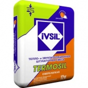 Сверхлегкая, теплоизоляционная штукатурка Ivsil Termosil
