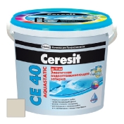 Затирка для плитки Ceresit Ce 40 Aquastatic Багамы бежевая 2 кг