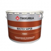 Грунтовка противокоррозионная Tikkurila Rostex Super светло-серая 3 л