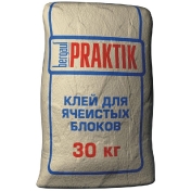 Клей для ячеистых блоков Bergauf Praktik