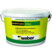 Штукатурка декоративная силиконовая Weber-Vetonit pas silikon Шуба 2 мм